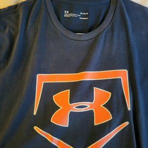 Under Armour Heat Gear LOGO Tee (Loose Fit) (Large)